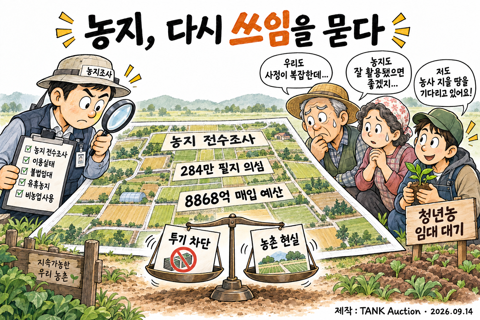 농지, 다시 쓰임을 묻다
