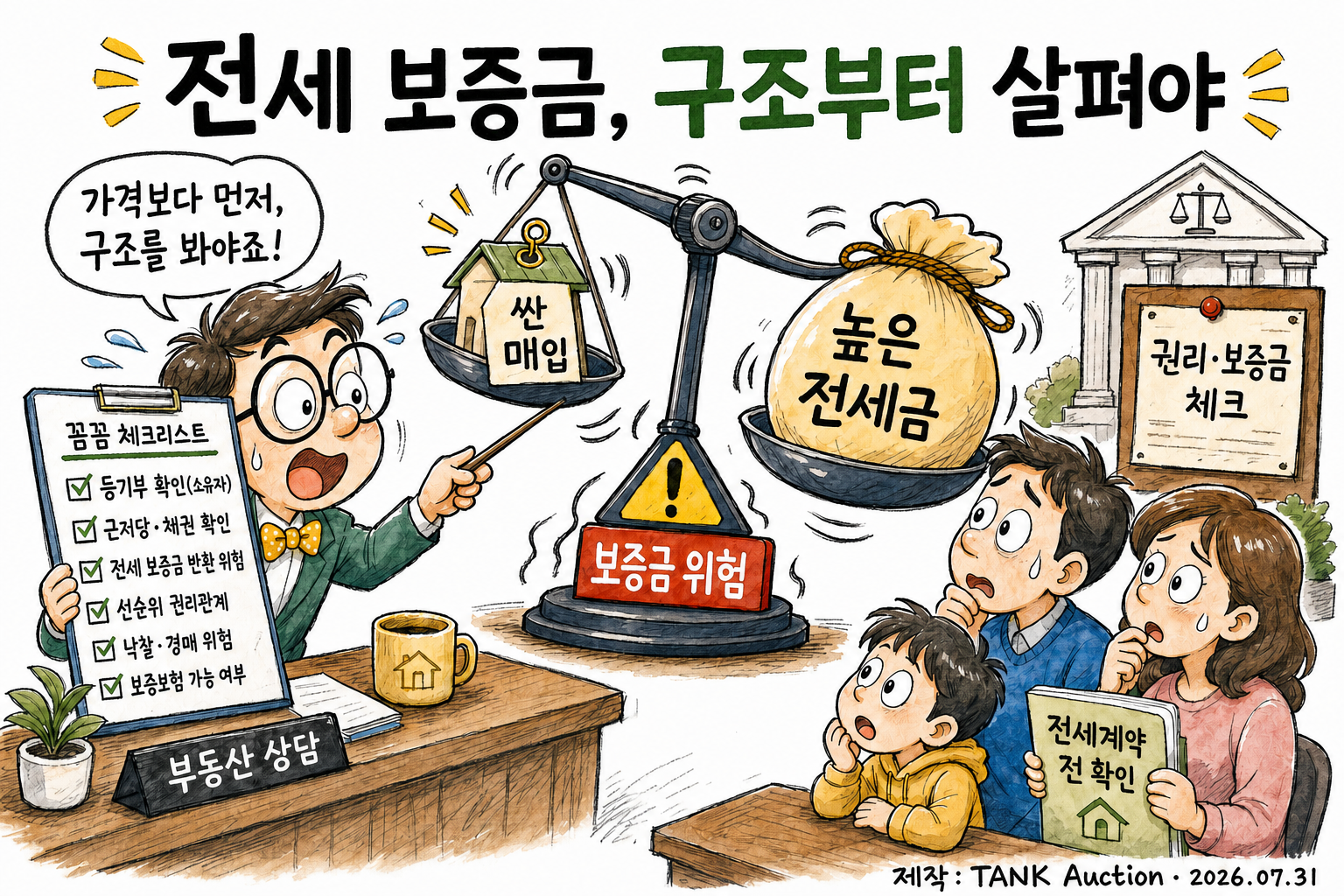 전세 보증금, 구조부터 살펴야
