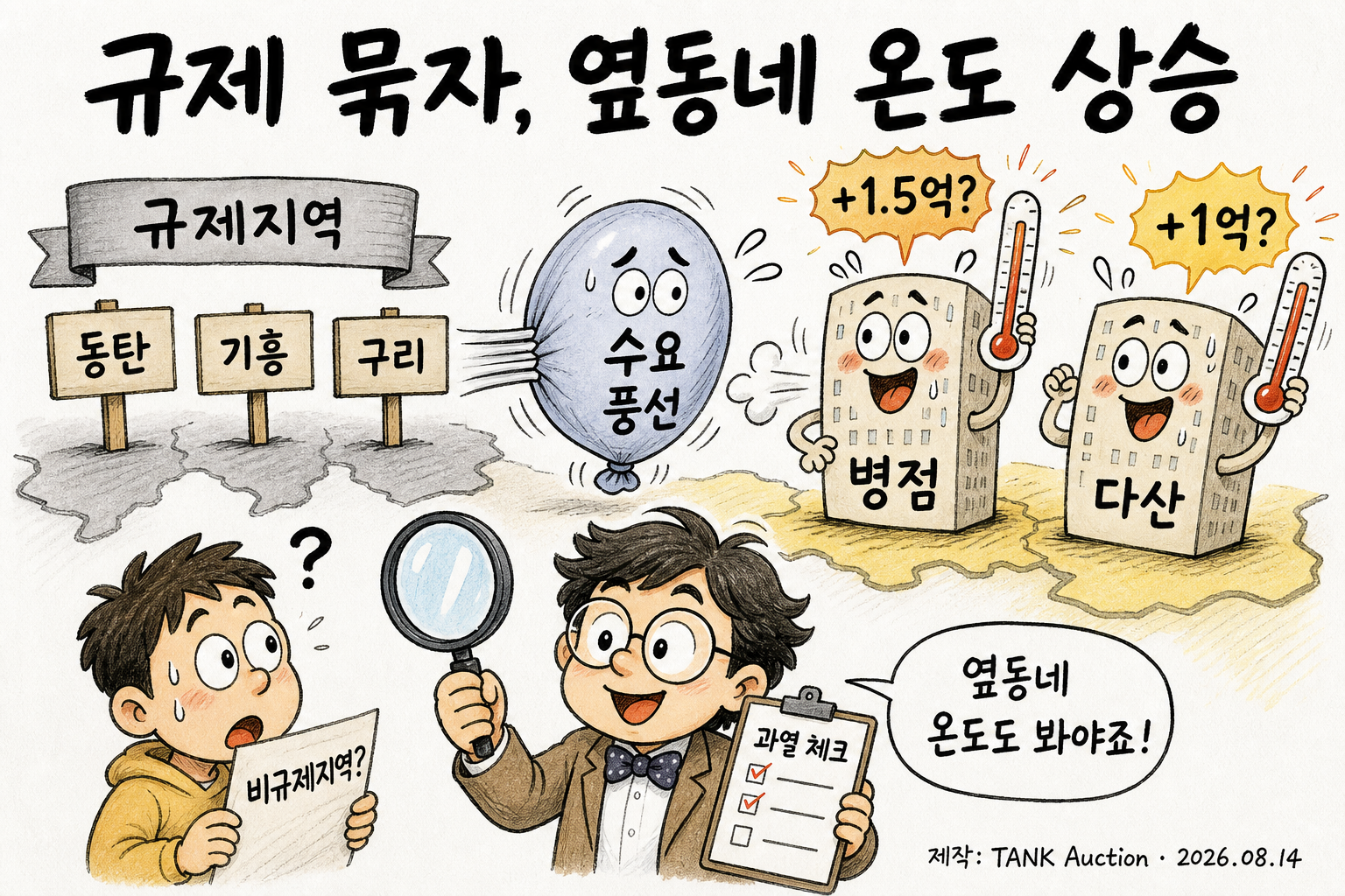 규제 묶자, 옆동네 온도 상승