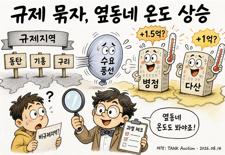규제 묶자, 옆동네 온도 상승